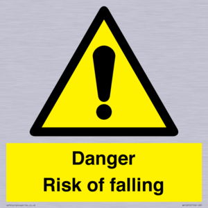 Danger Risk of falling